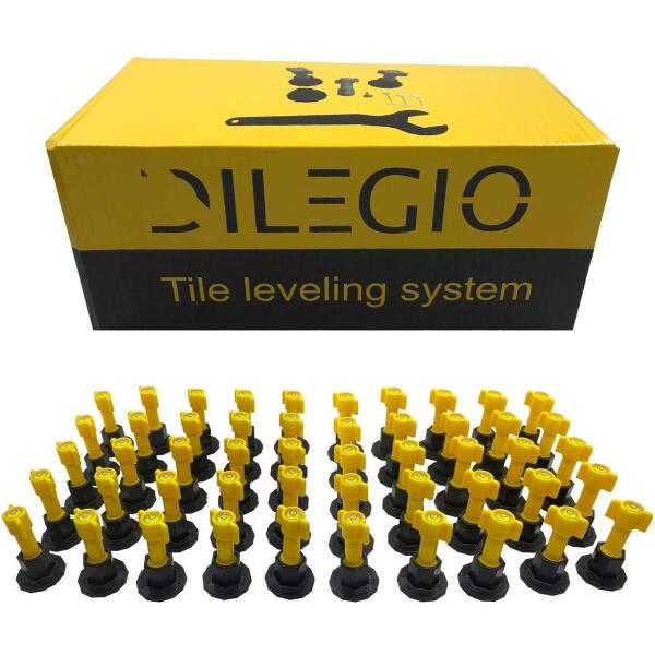DILEGIO Fliesen Nivelliersystem mit Wasserwaagenlibellen